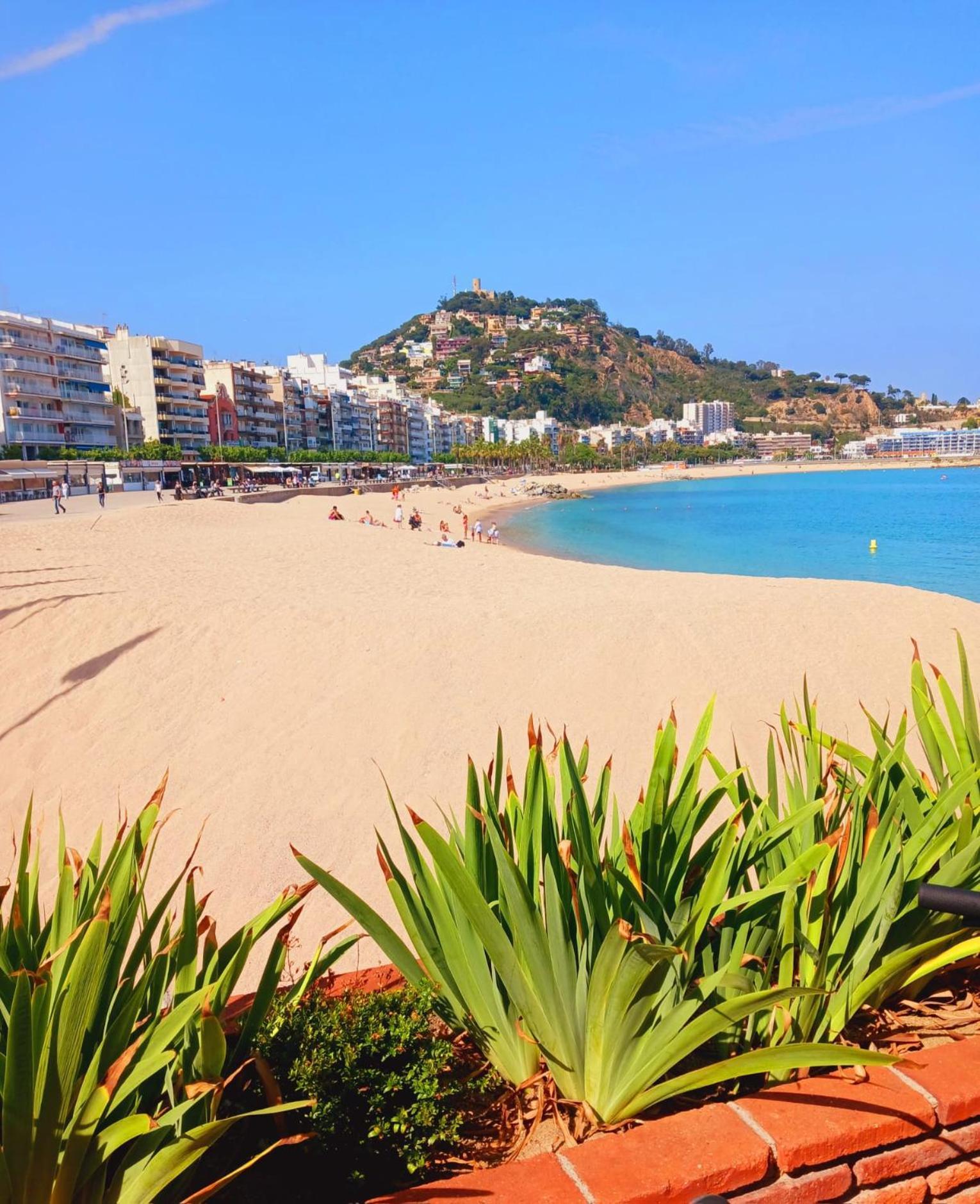 2 Bedroom Large Modern Apartment In Blanes Old Town 50M From The Beach! 외부 사진
